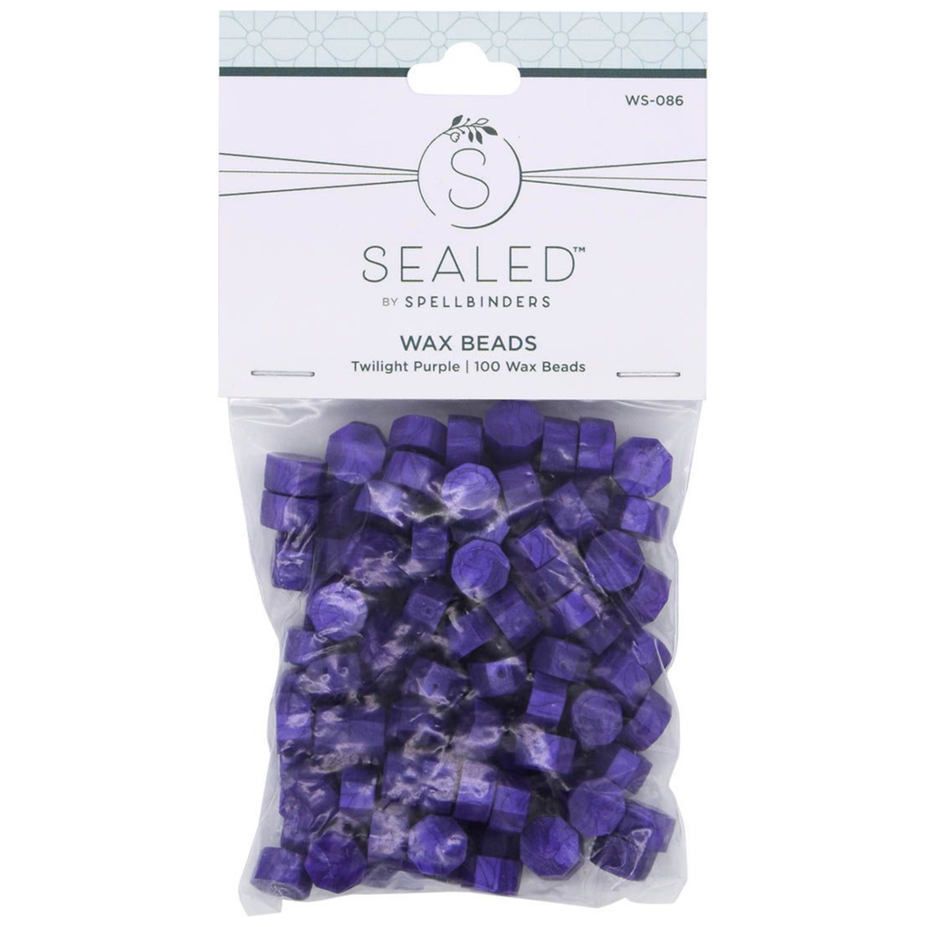 WS-086 Spellbinders Twilight Purple Wax Beads Purple