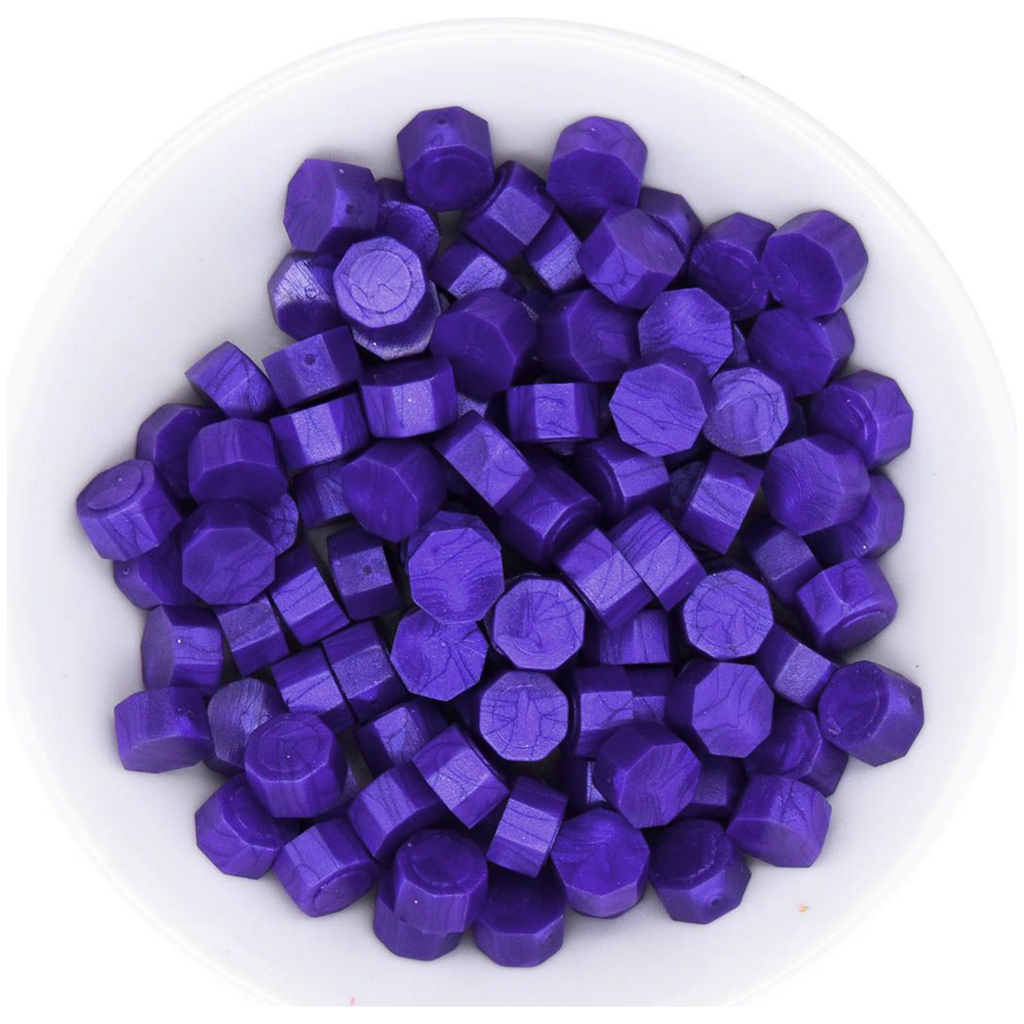 WS-086 Spellbinders Twilight Purple Wax Beads