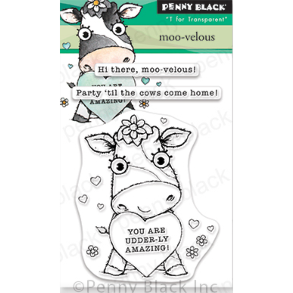 Penny Black Clear Stamps Moo-Velous 30-984