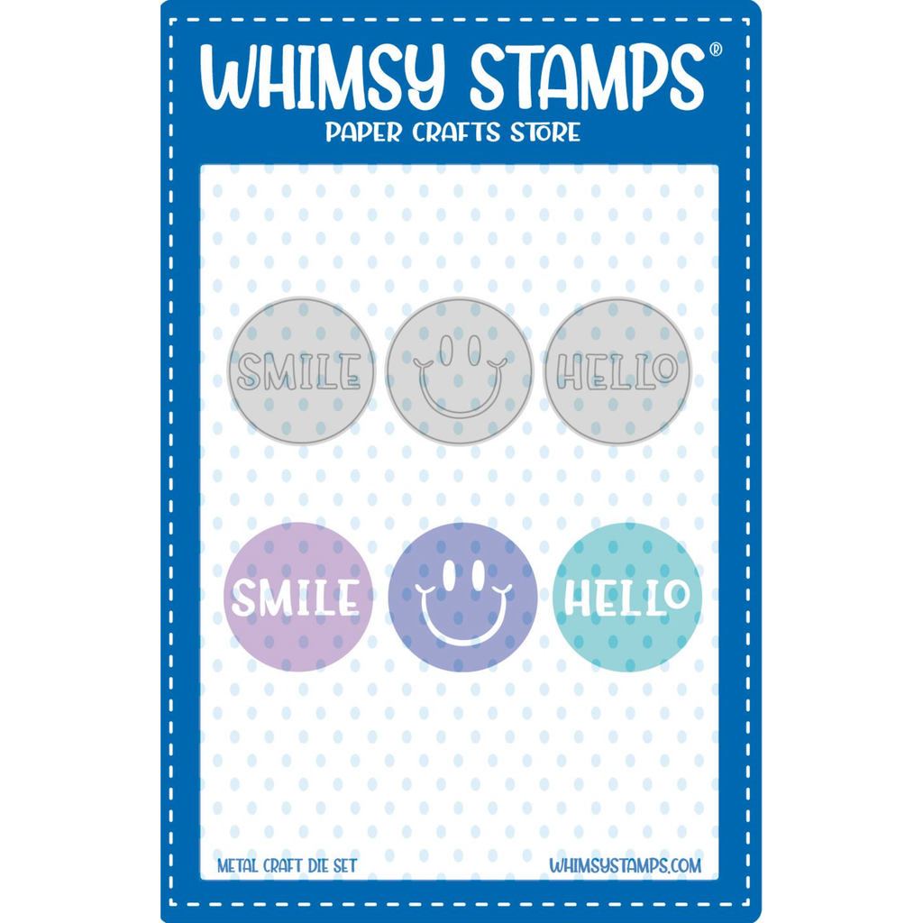 Whimsy Stamps Smiley Dies WSD198