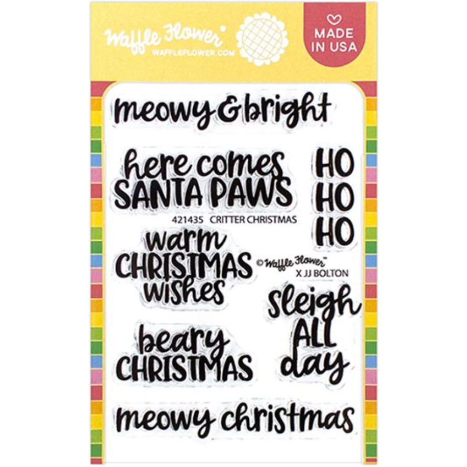 Waffle Flower Critter Christmas Clear Stamps 421435 – Simon Says Stamp