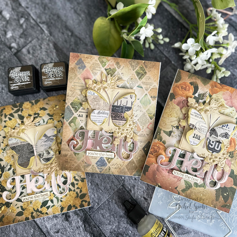 Tim Holtz Idea-ology Collage Strips th94328 Hello | color-code:ALT04