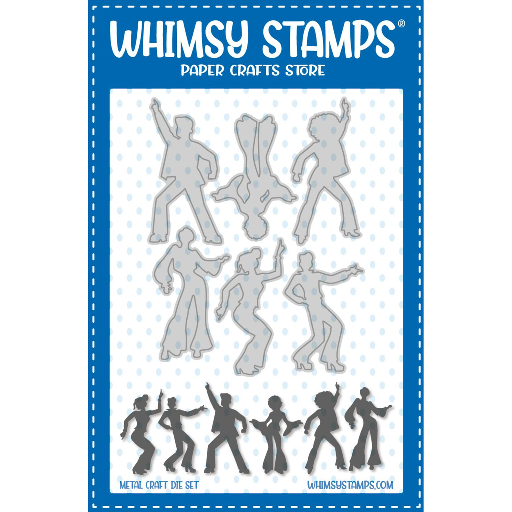 Whimsy Stamps Retro Dancers Dies WSD202