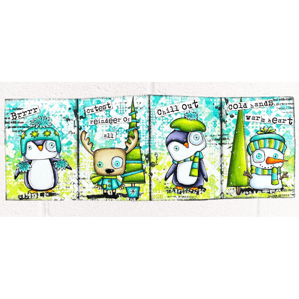 AALL & Create Snow Good A7 Clear Stamps aall944 chill out