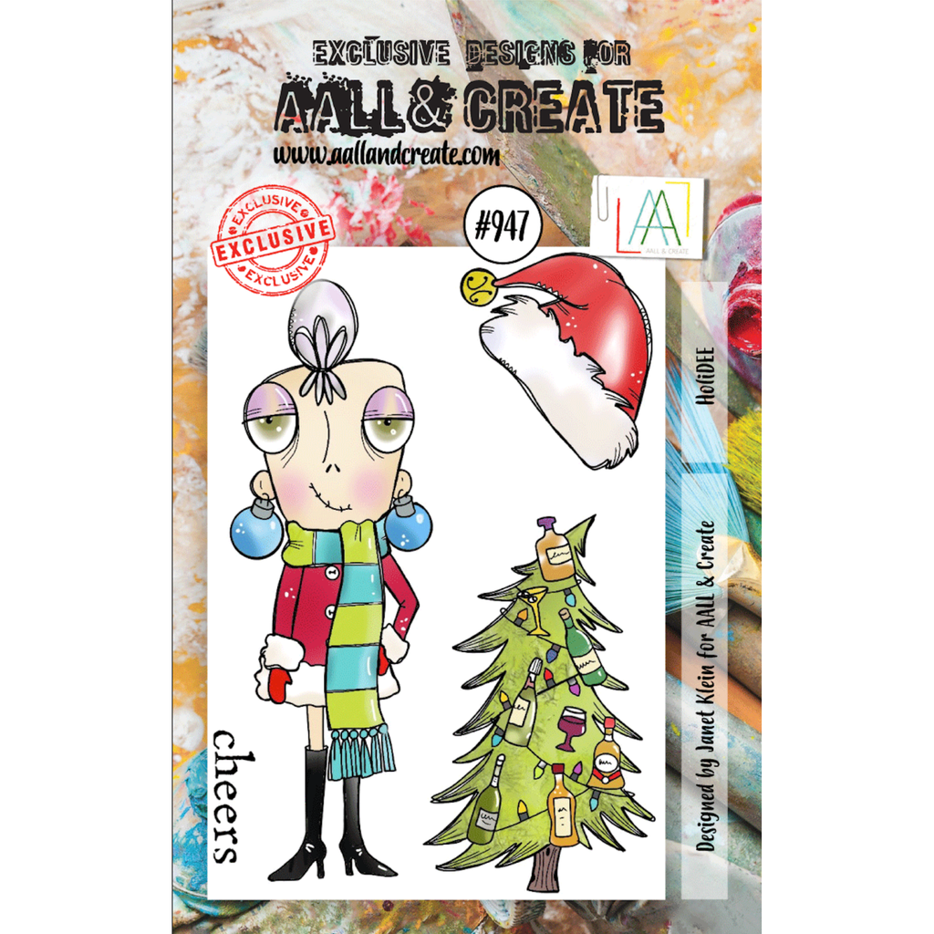 AALL & Create HoliDEE A7 Clear Stamps aall947