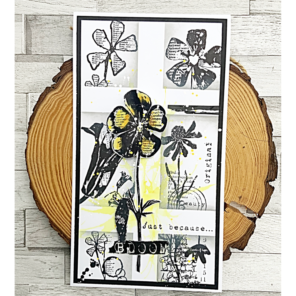 AALL & Create The Good A7 Clear Stamps aall986 flowers