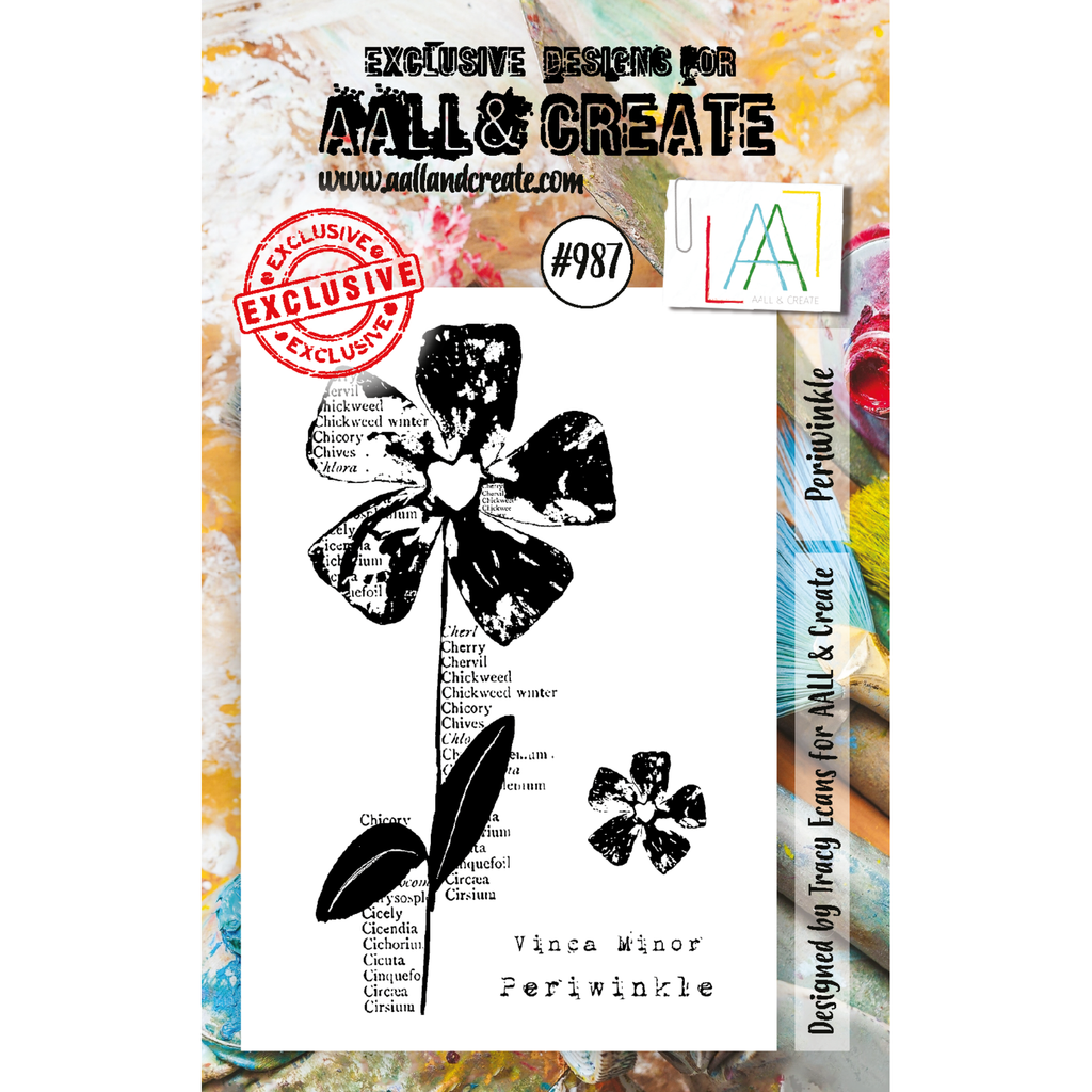 AALL & Create Periwinkle A7 Clear Stamps aall987