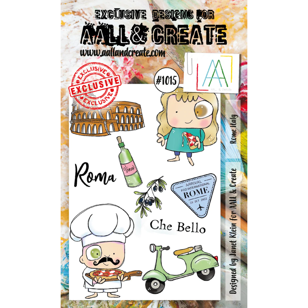 AALL & Create Rome Italy A6 Clear Stamps aall1015