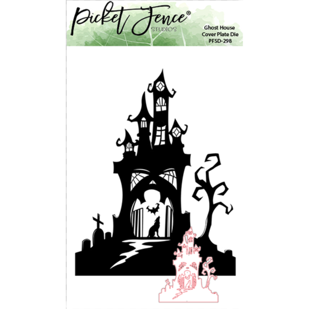 Picket Fence Studios A2 Ghost House Cover Plate Die pfsd-298