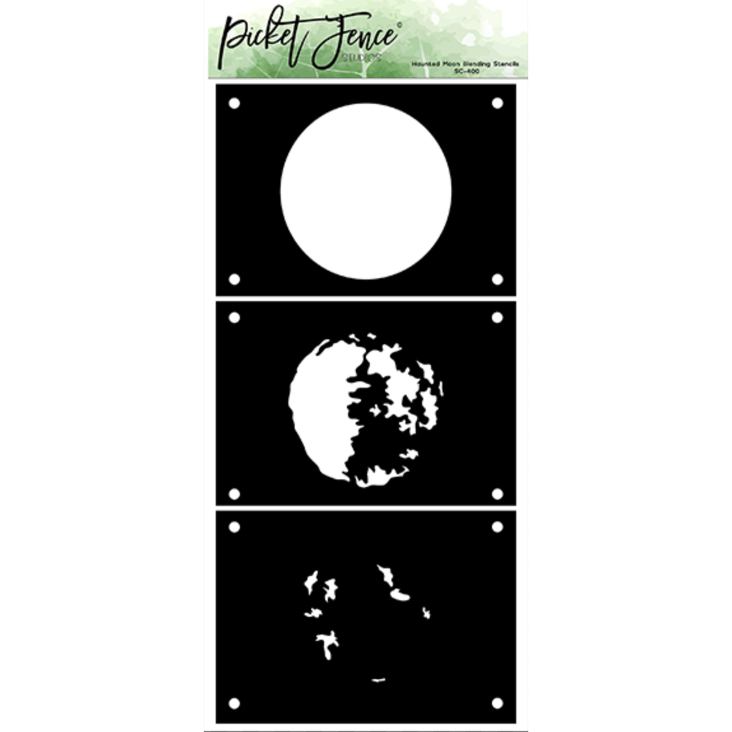 Picket Fence Studios Haunted Moon Blending Stencil sc-400