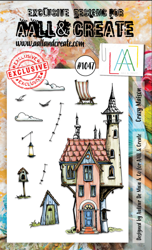 AALL & Create Crazy Maison A6 Clear Stamps aall1047