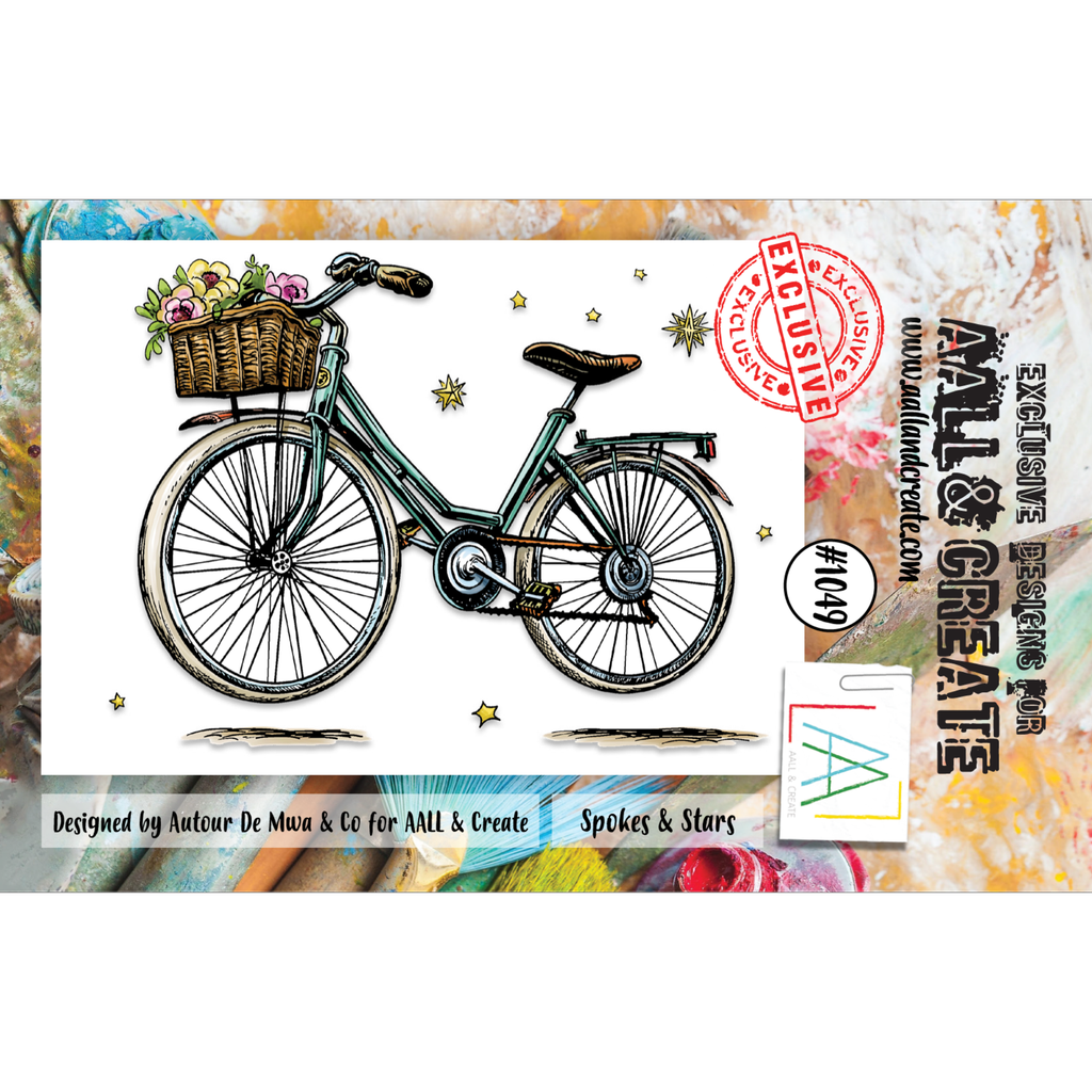 AALL & Create Spokes & Stars A7 Clear Stamps aall1049