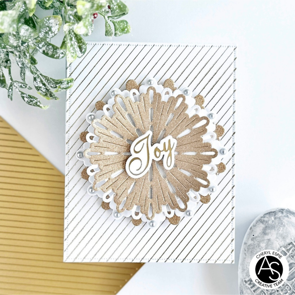 Alex Syberia Designs Snowflake Layering Die asdd100 Gold Joy