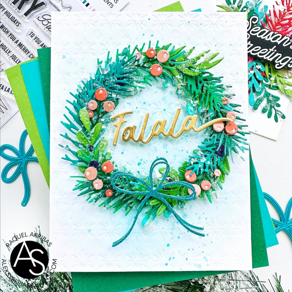 Alex Syberia Designs Falala Die asdd95 Wreath