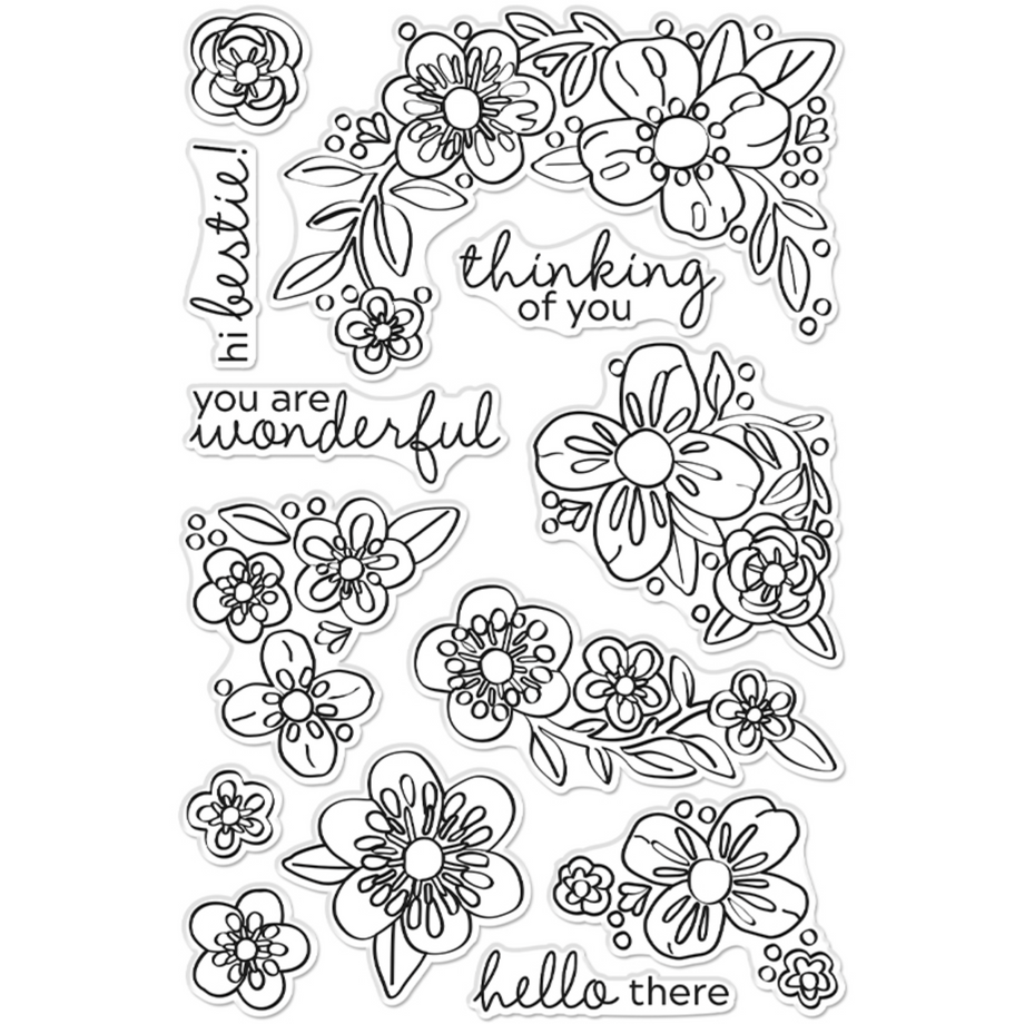 STAMPS- Bold Flowers