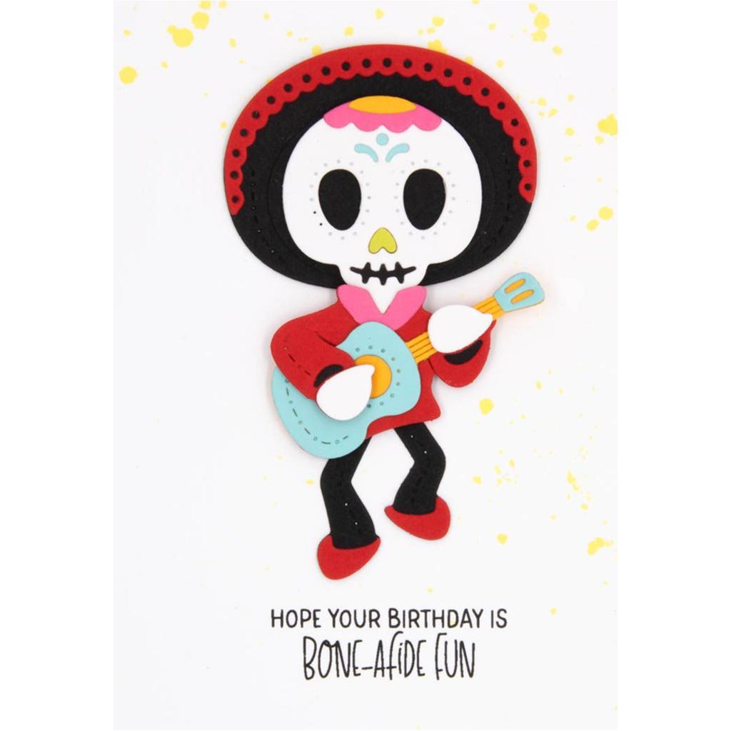 S4-1308 Spellbinders Dancin' Day of the Dead Boy Etched Dies day of the dead