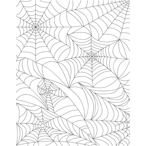 BP-080 Spellbinders Spider Web Background Press Plate – Simon Says Stamp