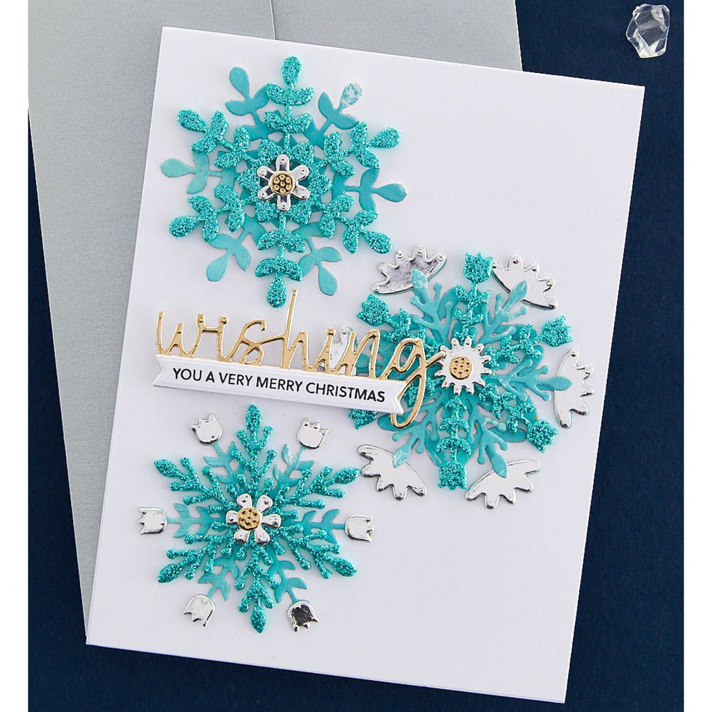 S5-594 Spellbinders Delicate Snowflakes Etched Dies snowflakes