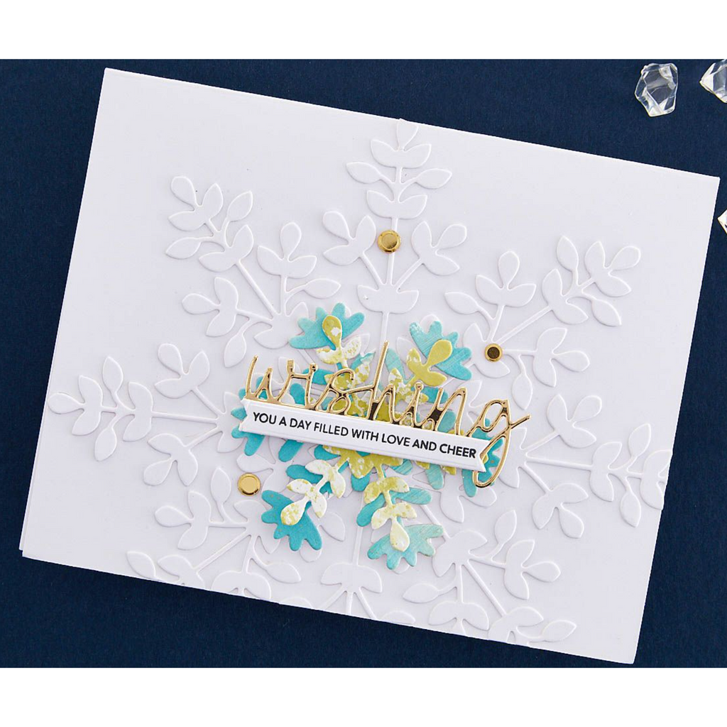 S7-236 Spellbinders Snowflake Card Creator Etched Dies snowflakes