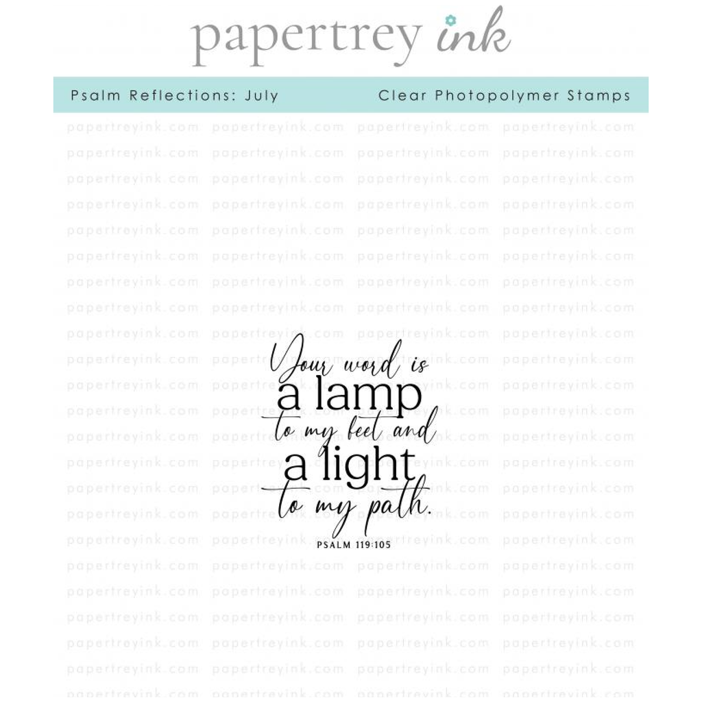 Papertrey Ink Psalm Reflections July Mini Clear Stamp 1525