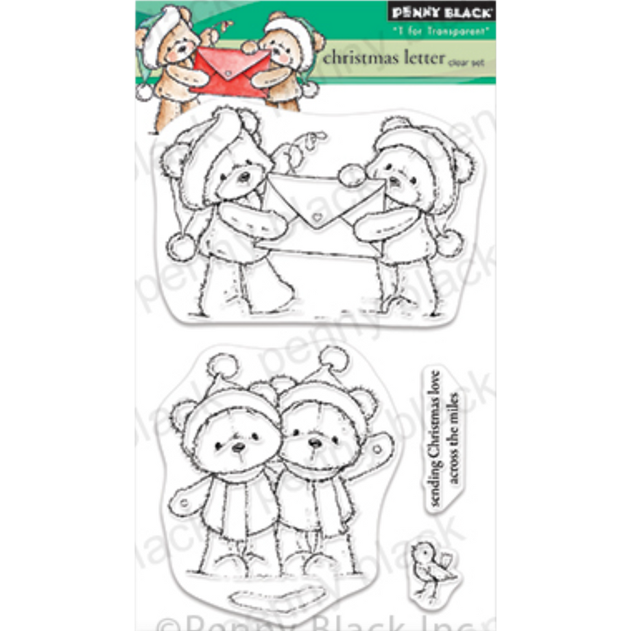 Penny Black Clear Stamps Christmas Letter 31-005