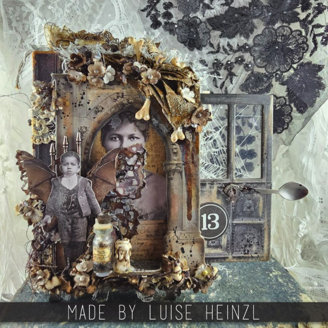 Halloween - Layers - Tim Holtz - Ideaology - Messy Papercrafts