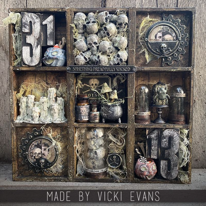 Tim Holtz Idea-ology 2023 Graveyard th94337 Vicki