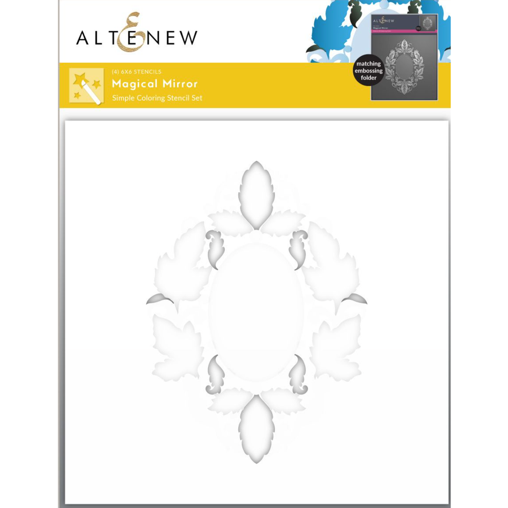 Altenew Magical Mirror Simple Coloring Stencils alt8134