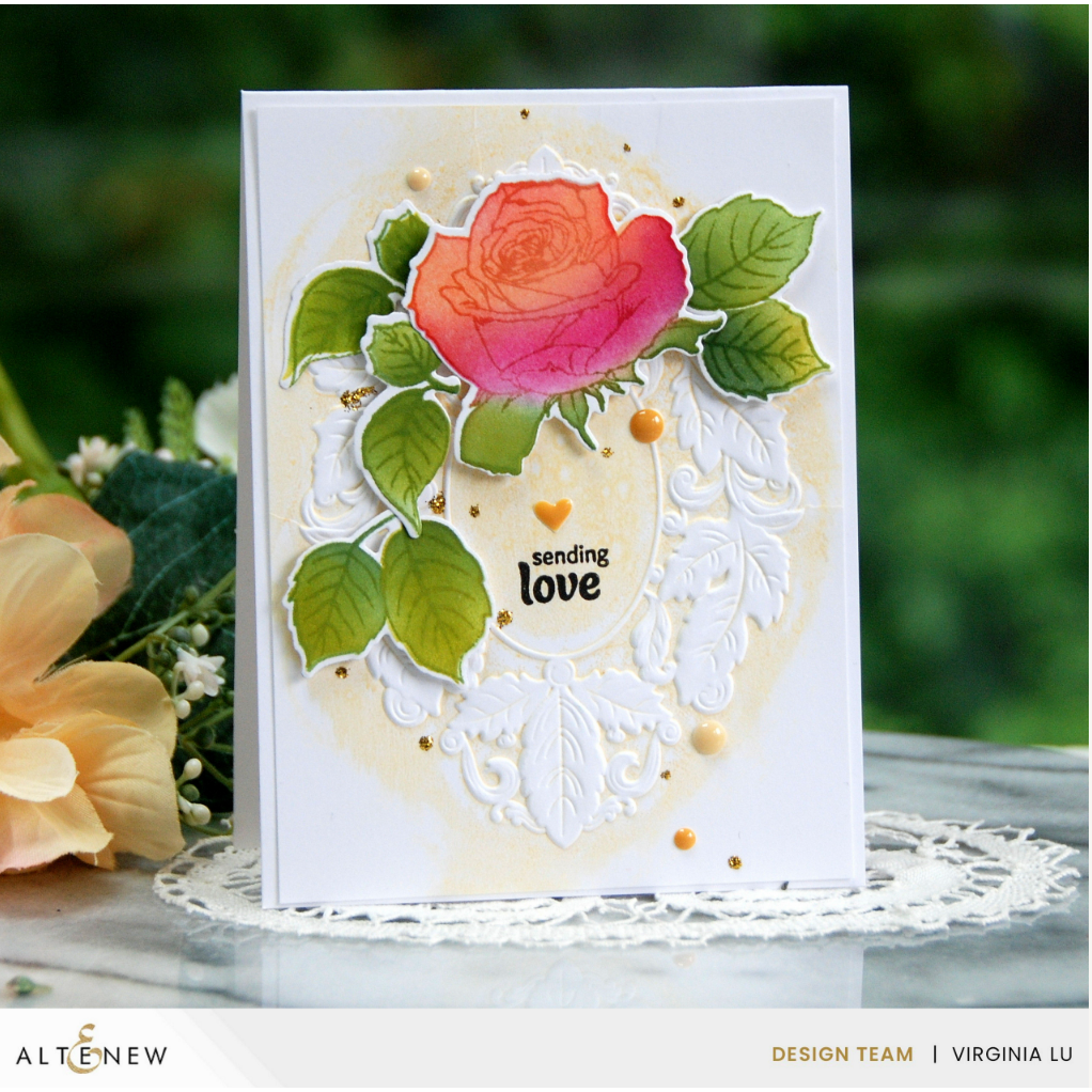 Altenew Made with Love Clear Stamps alt8130 sending love