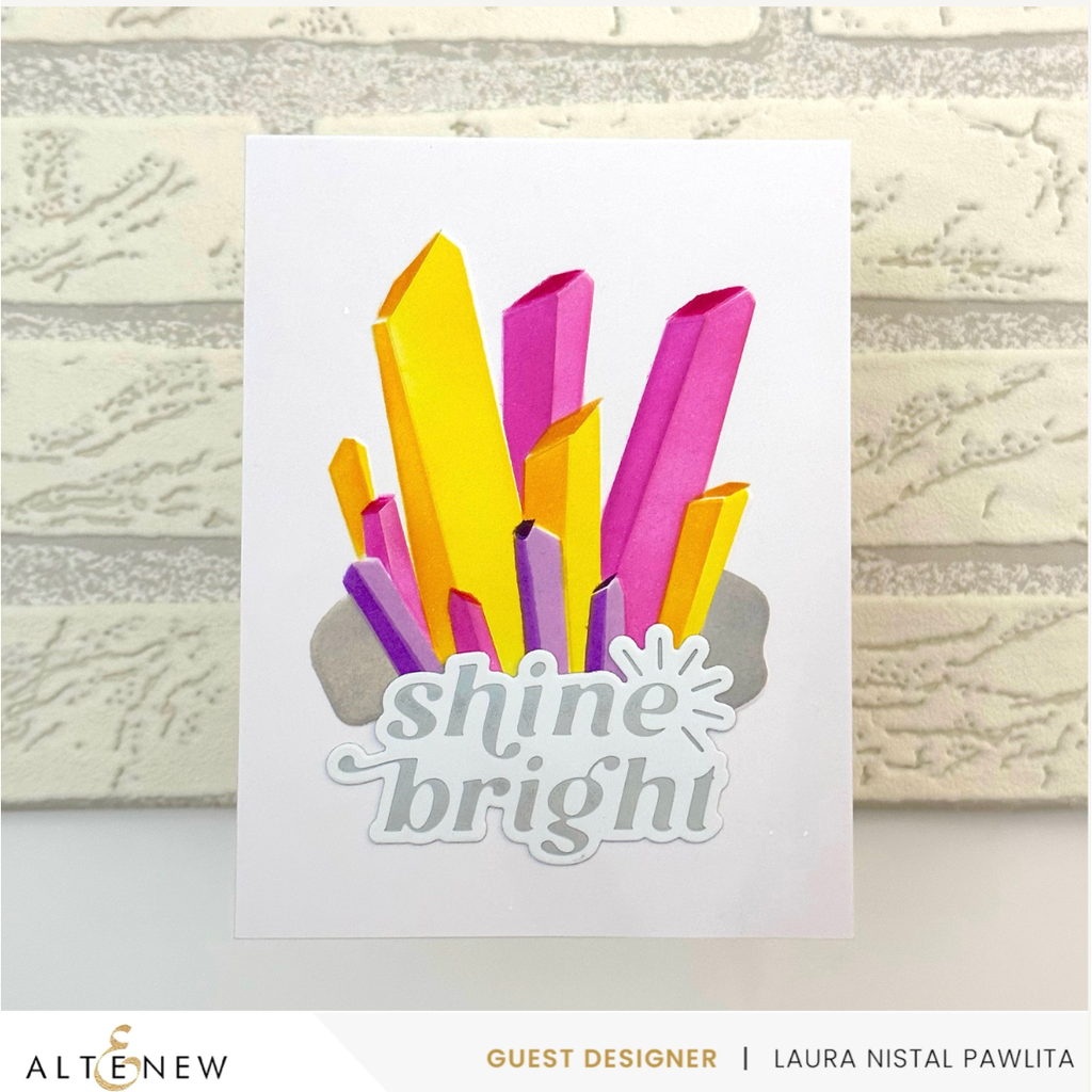 Altenew Sunshine Greetings Dies alt8129 shine bright