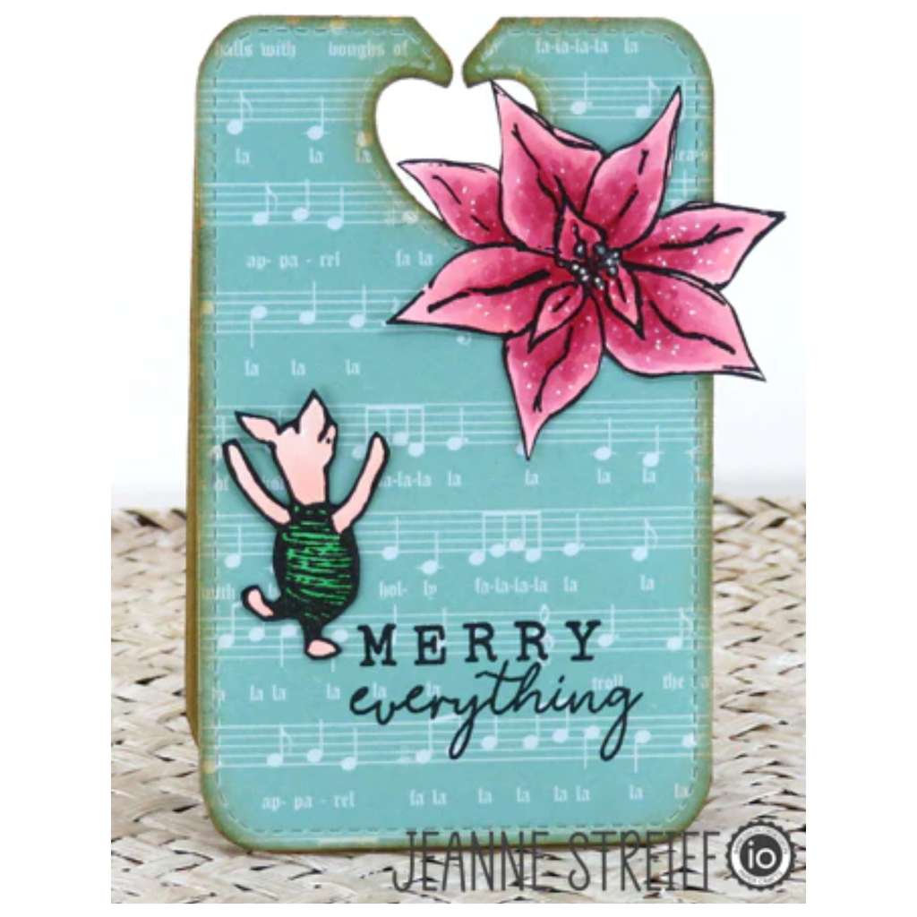 Impression Obsession Ornament Outlines Stencil sten026 merry everything