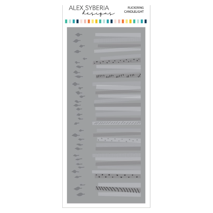 Alex Syberia Designs Flickering Candlelight Stencil Set asd-ste-105