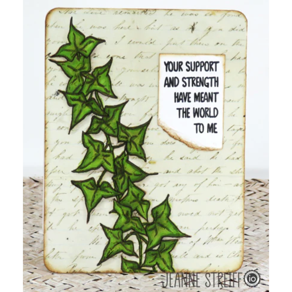 Impression Obsession Clear Stamps Ivy Comfort cl1253 climbing ivy