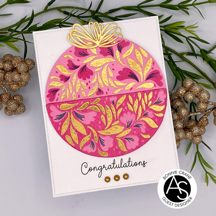 Alex Syberia Designs Timeless Blooms Celebration Clear Stamp Set asd-sta-106 Congratulations 