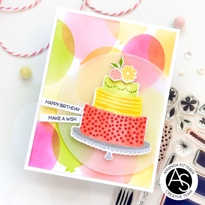 Alex Syberia Designs Celebrate with Cake Clear Stamp Set asd-sta-103 birthay