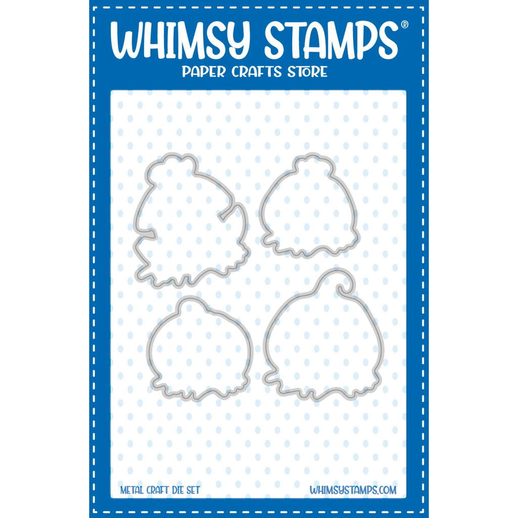 Whimsy Stamps Grumpin Punkins Outline Dies wsd218