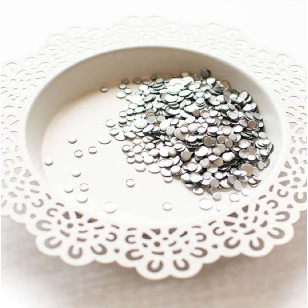 Pretty Pink Posh Matt Silver Confetti Mix product image