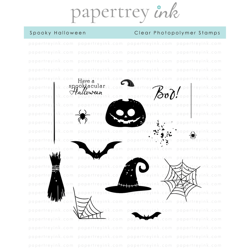 Papertrey Ink Spooky Halloween Clear Stamps 1530