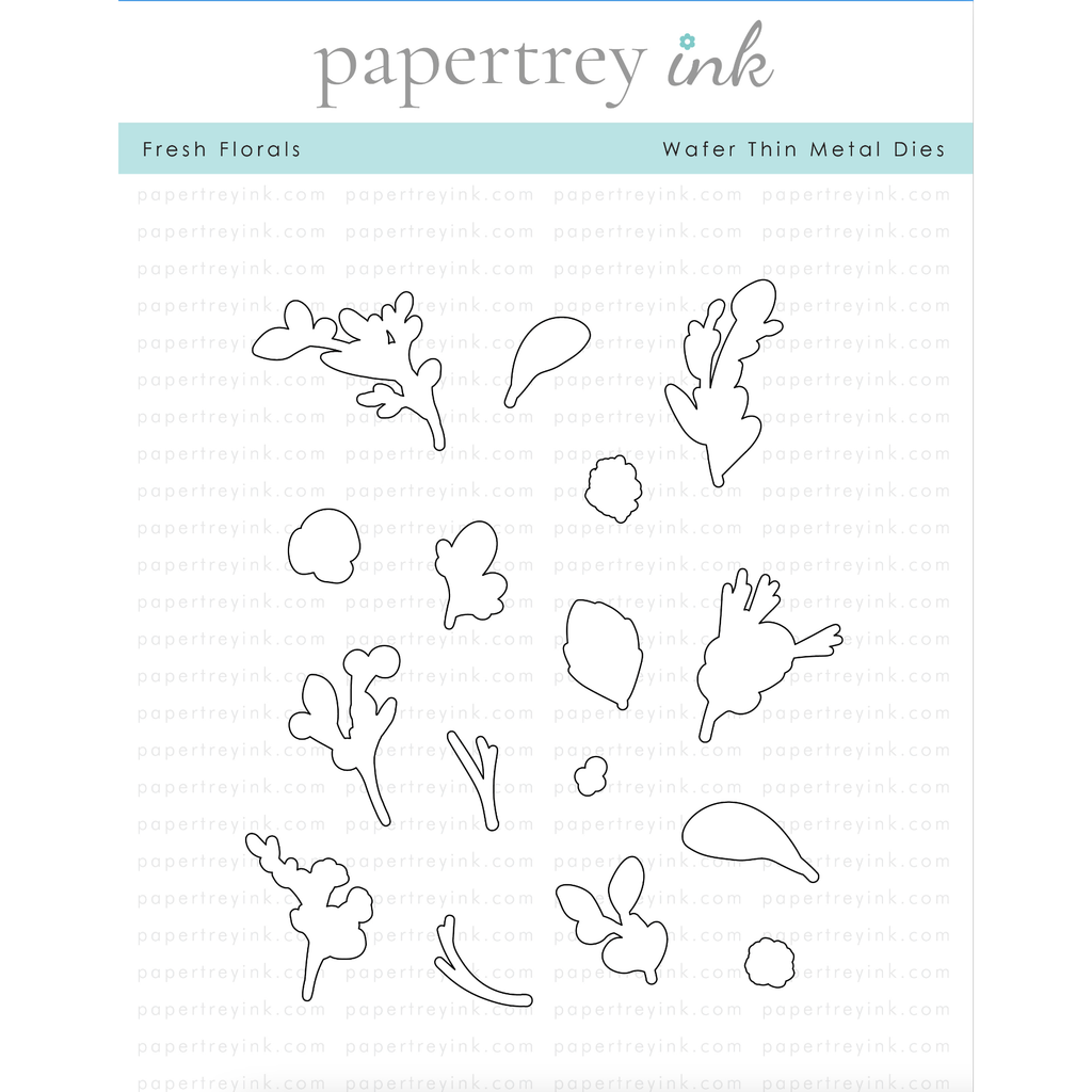 Papertrey Ink Fresh Florals Dies pti-0672