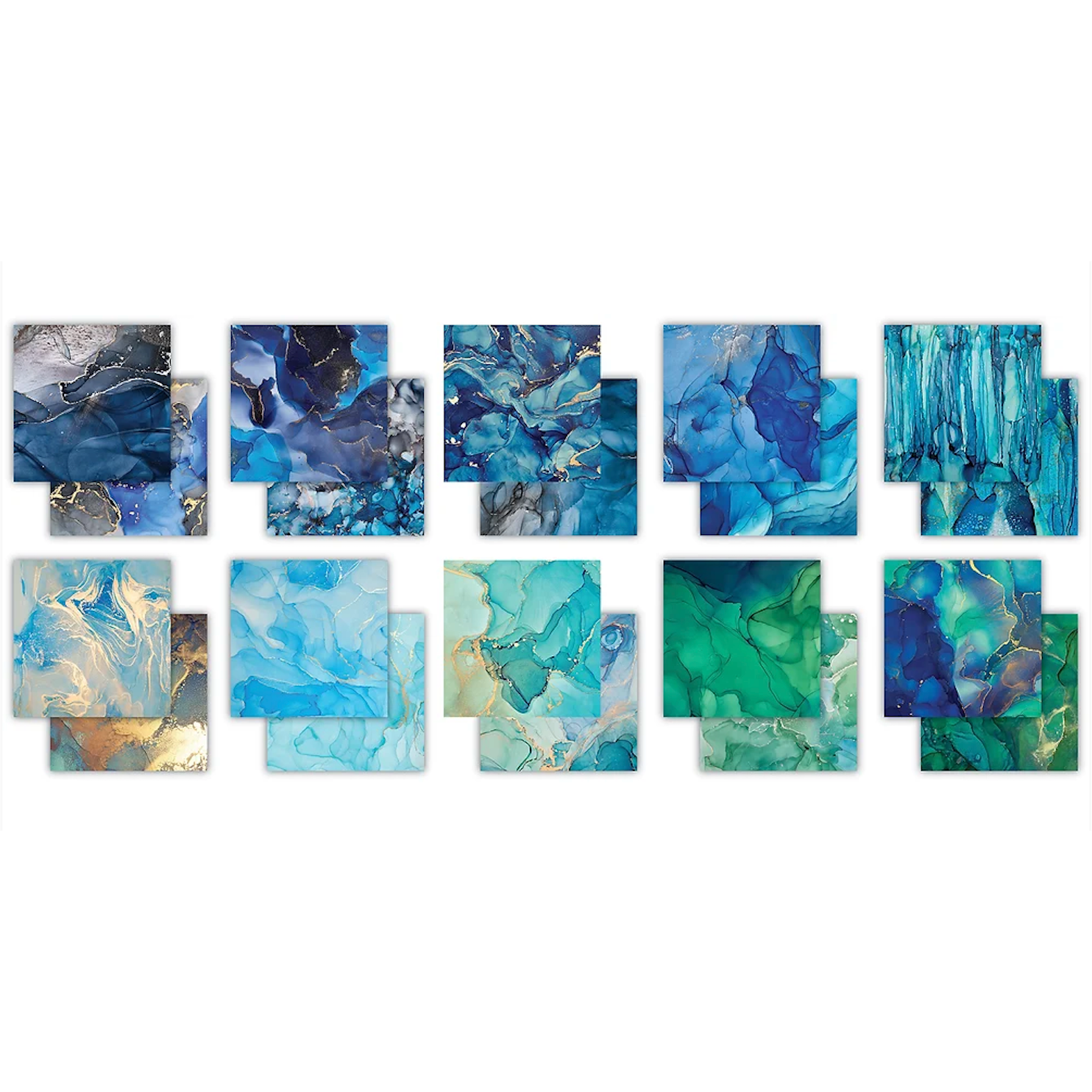 Craft Consortium 8 x 8 Paper Pad - Ink Drops Vivid [CCEPAD013E]