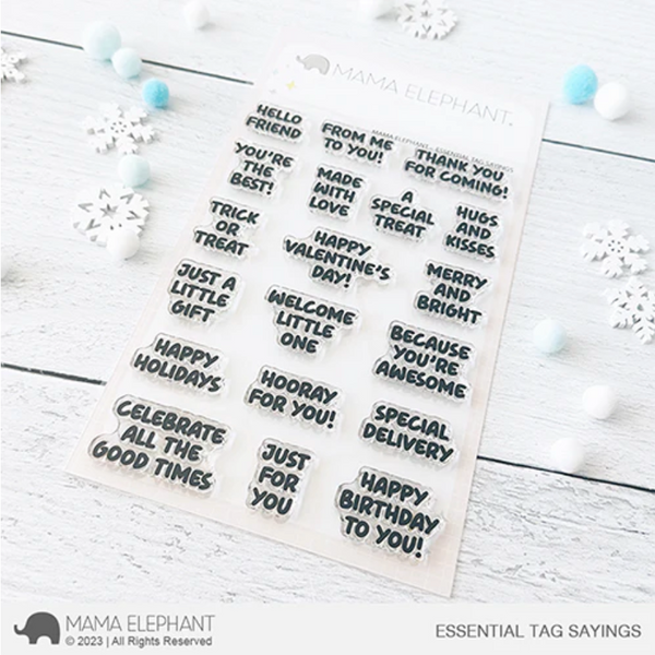 Mama Elephant Clear Stamps LITTLE LINE AGENDA – Simon Says Stamp