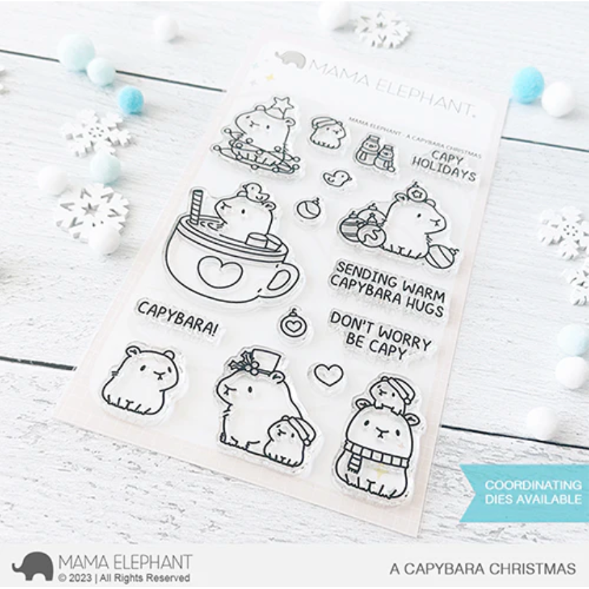 Mama Elephant Clear Stamps A Capybara Christmas