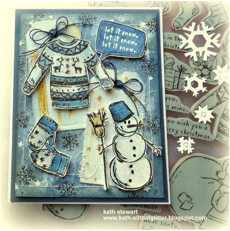 Tim Holtz Cling Rubber Stamps CALENDAR 2 Two CMS035
