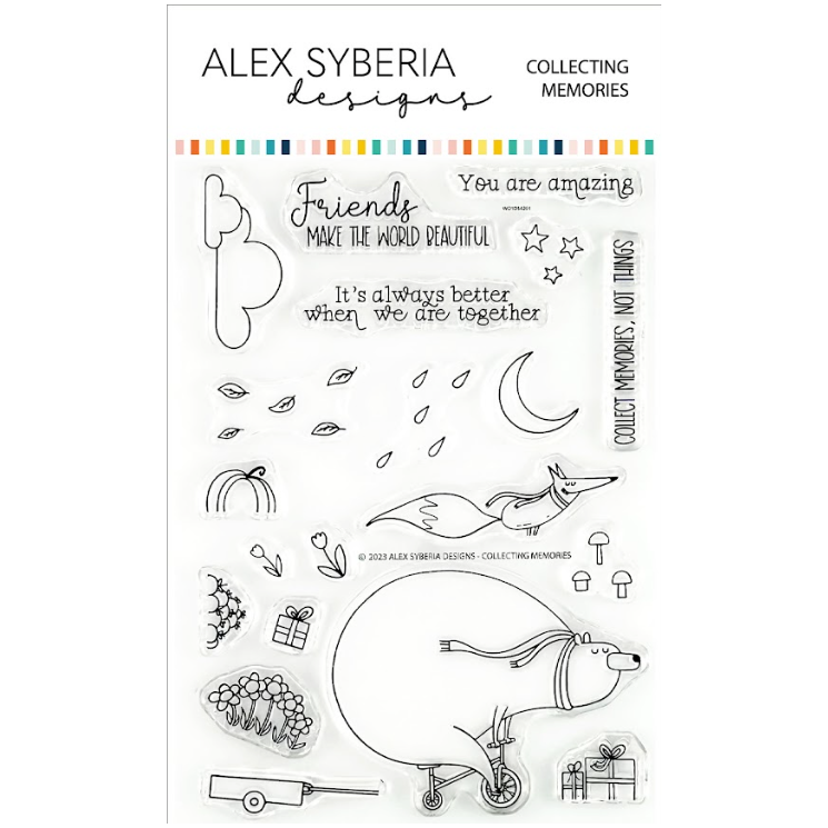 Alex Syberia Designs Collecting Memories Clear Stamp Set asd-sta-131