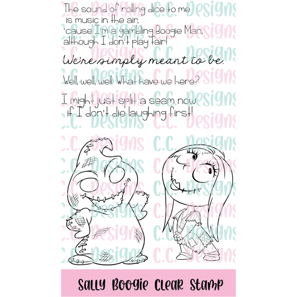 C.C. Designs Sally Boogie Clear Stamp Set ccd-0342