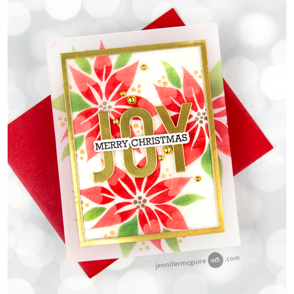 Hero Arts Cling Stamp Jingle Bells Script Bold Prints cg919 merry christmas | color-code:ALT05