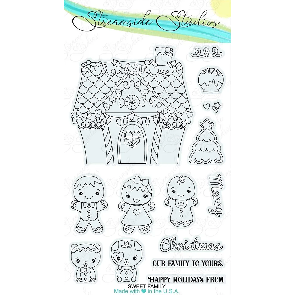 Gingerbread Kids Stamp Set