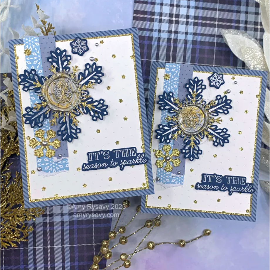 Honey Bee Layering Snowflakes Dies Hbds-Lsn