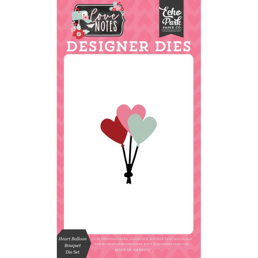 Echo Park Heart Balloon Bouquet Die ln344042