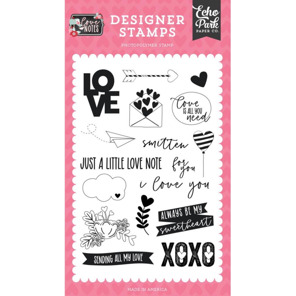 Echo Park Love Is All You Need Clear Stamps ln344044